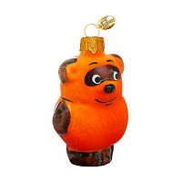 Игрушка ёлочная КОЛОМЕЕВ "Винни Пух" ФУ-431 стекло,9см,подар.уп.