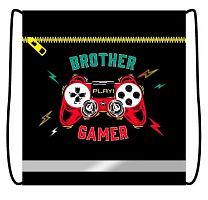 Сумка д/обуви ПЧЕЛКА СДС-71 42*34см "Brother gamer" ткань,карм.,светоотр.полоса