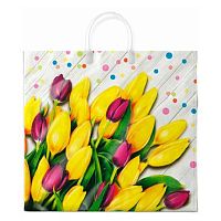 Пакет с пластик. ручками 38*35 "Ля фам"