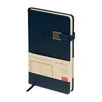 Ежедневник н/д А5 136л. BV кож.зам. "Premier" 3-686/04 тёмн.-син.,беж.,бум.,магнит.хляст.