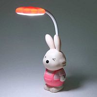 Светильник настольный "Sweet-rabbit" 615-0578 розовый,LED,6,2*6,5*29,5см,USB