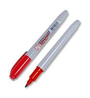 Маркер перм. CROWN P-505F красный 1 мм