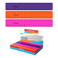 Линейка 20см EK "Caribbean Sunset" 57844 пластик,асс.