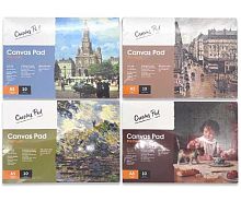 Скетчбук А5  10л. INTELLIGENT "Для акрила и масляных красок" DL-315 холст,хлопок,280гр/м2