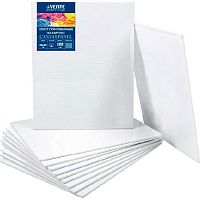 Холст грунт. на картоне 30*40см deVENTE "Artistic Studio" 8150304 белый,хлоп.100%,280г/м2,мелк.зерн.