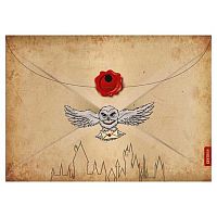 Папка-конверт на кнопке А4 CENTRUM "Сова" 76911 пластик,160мкм