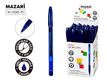 Ручка масл. шар. MAZARI "Риони" M-15585-70 синяя,0,7мм,трёхгр.цв.пласт.корп.