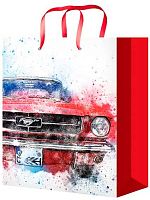 Пакет подар. Миленд Optima "Красная машина" ПАК-8433 глянц.лам.,26,4*32,7*8см