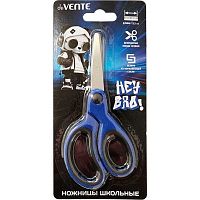 Ножницы детск. 13,5см deVENTE "Hey Bro" 8010607 закругл.лезв.,прорезин.ручки,карт.блист.