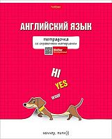 Тетрадь предм. 48л. ХАТ "Тетрадочка-Английский язык" 30591 со справ.инф.,мел.карт.,мат.лам.(клетка)