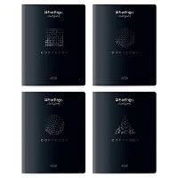 Тетрадь 48л. (клетка) Berlingo "Дважды чёрный" CBs_48500 уф-лак,асс.