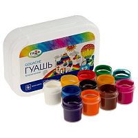 Гуашь 12цв. 20мл. ГАММА "Классическая" 20251103 пластик. бокс