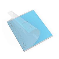 Тетрадь 18л. (клетка) EK пластик.обл. "Классика CoverPrо Апельсин голубая" 65691