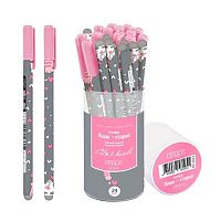 Ручка гелевая "Пиши-Стирай" КОКОС "Cats & Heart" 252625 синяя 0,5мм,пласт.уп.