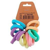 Резинка д/волос КОКОС 241794 (набор 12шт) 3см,асс.