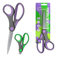 Ножницы 20,5см EK "Comfort" 35111 нерж.сталь,резин.встав.,асс.