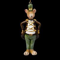 Подвесное украшение НГ EK Decor "Мышь гусар" 64590 полирезина,9см Подвесное украшение НГ EK Decor "Мышь гусар" 64590 полирезина,9см