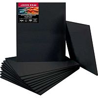 Холст грунт. на картоне deVENTE "Art" 30*40см 8150434 чёрный,хлопок100%,280г/м2,мелк.зерн