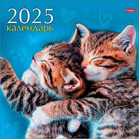 Календарь настенный 2025г. ХАТ Стандарт "Забавные котята" 30257 скоба,мелов.,115г/м2,12л.,30*30