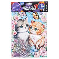 Мозаика кристальная MULTIART "Котики" CRYST-114743 (17*23см)