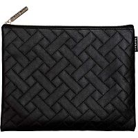 Папка д/тетрадей А5 deVENTE "Factura" 8053548 чёрн.,стёгпн.кож.зам.наппа,