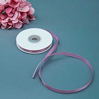 Лента 0,6см*22,85м атласная розово-фиолетовая Микрос ч37688