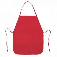 Фартук д/труда ОНИКС Ф-5 красный 50953  2карм. 