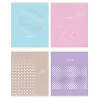 Тетрадь 60л. (клетка) BG "Silver pattern" 11928 тисн.фольг.