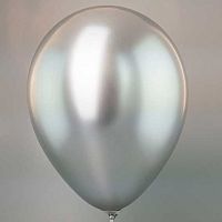 Шары возд. Микрос 12'' Хром серебряный ч53218