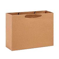 Пакет подар. крафт КОКОС 20*15*7см 253741 горизонт.,260г/м2