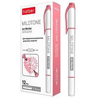 Маркер текст. ХАТ "Mildtone Pastel" 060863 розовый,двухстор.,к/к
