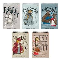 Блокнот А5  40л. АЛЬТ спираль "На спорте" 3-40-767 клетка,лам.карт.,асс.