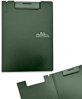 Клипборд А4 INTELLIGENT DK-86 тёмно-зелёный,с доп.створкой