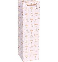 Пакет подар. п/бутылку 11*38*11см НГ "Волшебная ёлочка" 230-686 асс.