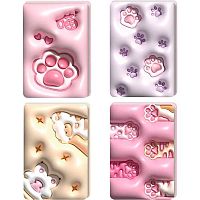 Записная книжка А6  96л. deVENTE "Cat paws" 2052306 цв.асс.,кож.зам.,порол.,тисн.,отсрочка