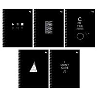 Тетрадь 96л. (клетка) BG "Будь собой" 09074 мел.карт.,вд-лак,асс.