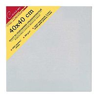 Холст на подрамнике ЗХК "Сонет" 40*40см,100%хлопок,380г/м2,сред.зерно E5305-B-40x40