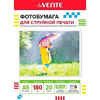 Фотобумага deVENTE А5 180г/м2 глянцевая односторонняя 20л. (2042402)