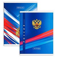 Тетрадь 80л. (клетка) А4 ФЕНИКС "Перевертыш-Герб" 70098 мел.карт.,сплош.уф-лак