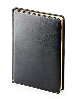 Ежедневник н/д А4 136л. BV кож.зам. "Sydney Nebraska" 3-539/02 чёрный,золот.срез