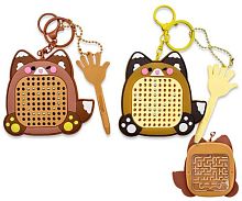 Брелок д/ключей INTELLIGENT "Белка" DK-314 мини-игры,пластик.,с карабином,кольцом, 9см,асс,