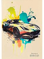 Скетчбук А4  20л. Проф-Пресс склейка "Авто в красках" 20-1668 твин-лак,фольга,160г/м2