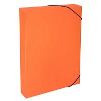 Короб архивный А4  50мм Expert Complete "Prisma neon" ЕС240441012 оранж.,3Dэф.,пласт.,рез.,700мкм