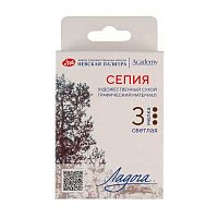 Сепия светлая  3шт. ЗХК Ладога 2721422305 d-10мм,65мм,к/к,е/подвес