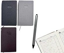 Записная книжка А7  72л. INTELLIGENT "Тёмные" DN-64 кож.зам.,+ручка,клетка,асс.