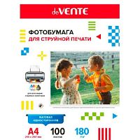 Фотобумага deVENTE А4 180г/м2 матовая односторонняя 100л. (2042905)