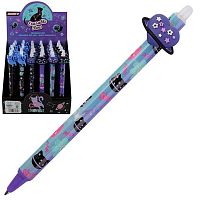 Ручка гелевая авт. "Пиши-Стирай" КОКОС "Cat" 252126 синяя,0,5мм,игольч.,асс.