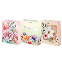 Пакет подар. Микрос 12*15см Женский Ч55608 лам.матовый микс