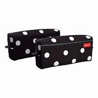 Пенал-косметичка EK 210*100*50 "Dots in Black" 52286 чёрный