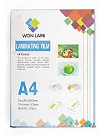 Плёнка д/ламинирования 216*303мм А4 200мкм WF 100шт. 7756
